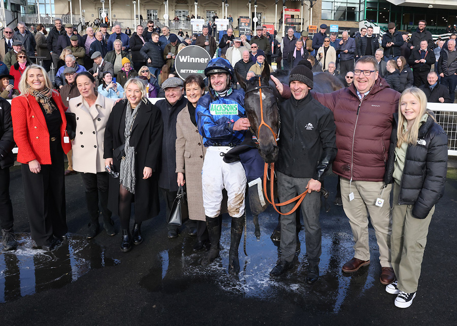 ANGLERS CRAG lands the Eider Chase at Newcastle completing a four-timer