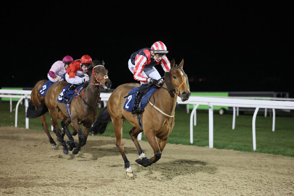 A Valentine’s Day win for Mademoiselle Belle.